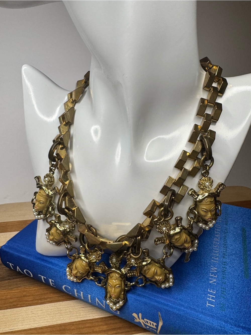 Lulu Frost preowned Gold-Tone Statement princess Charm Necklace